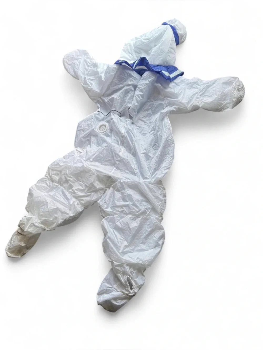 Spirit Inflatable White Sailor Marshmallow Plush with Blue Collar and Red Tie - Picture 5 of 8